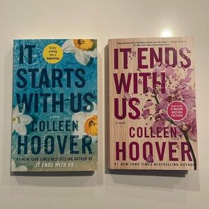 Colleen Hoover book set - It Starts With Us & It Ends With Us